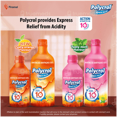 Polycrol Xpress Relief Orange Flavour Sugar Free Gel 200ml