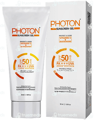 Photon Spf 50 Pa+++ Sunscreen Gel 50ml