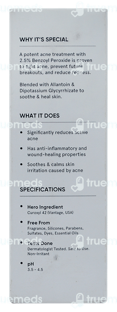 Minimalist Rx Benzoyl Peroxide 2.5% Gel 30ml