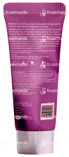 Sirona Moisturising Lube Tube 50ml