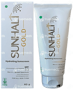 Sunhalt Gold Hydrating Spf 50 Pa +++ Sunscreen 60 GM