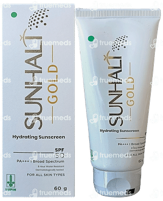 Sunhalt Gold Hydrating Spf 50 Pa +++ Sunscreen 60 GM