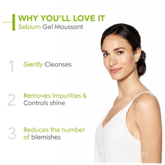 Bioderma Sebium Moussant Purifying Cleansing Foaming Gel 45ml