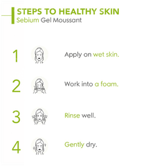 Bioderma Sebium Moussant Purifying Cleansing Foaming Gel 45ml