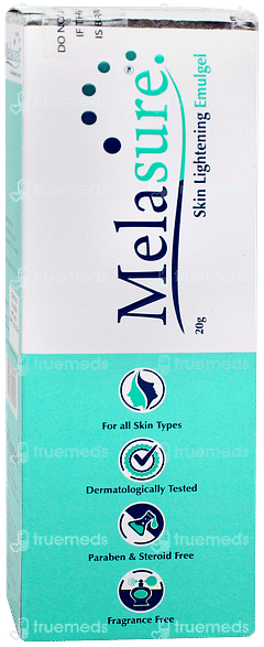 Melasure Skin Lightening Emulgel 20gm Melasure Skin Lightening Emulgel 20gm