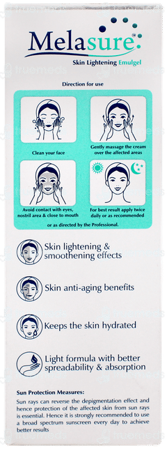 Melasure Skin Lightening Emulgel 20gm