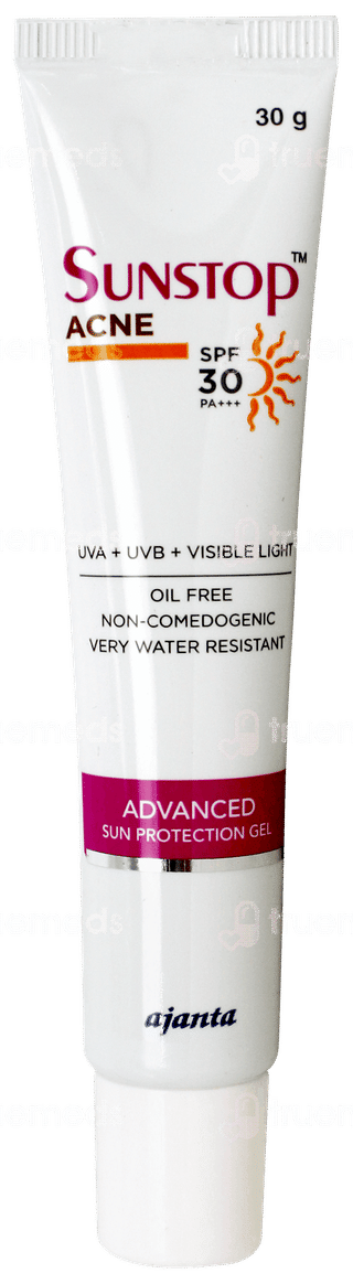 Sunstop Acne Spf 30 Pa+++ Advanced Sun Protection Silicon Gel 30gm