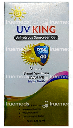 Uv King Anhydrous Spf 40 Sunscreen Gel 50 GM