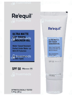 Re'equil Ultra Matte Dry Touch Spf 50 Pa++++ Sunscreen Gel 50 Gm