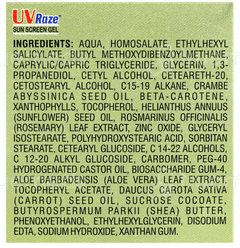Uv Raze Spf 50 Pa++++ Sun Screen Gel 75Ml