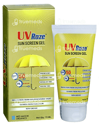 Uv Raze Spf 50+ Pa++++ Sunscreen Gel 75 ML