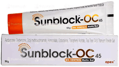 Sunblock Oc 45 Oil Control Sunscreen Matte Gel 50Gm