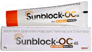 Sunblock Oc 45 Oil Control Sunscreen Matte Gel 50Gm