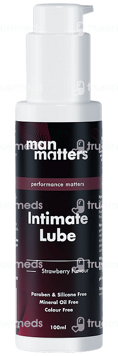 Man Matters For Men And Women Strawberry Water Based Intimate Lube 100 ML