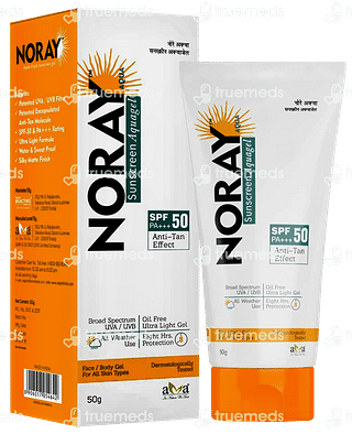 Noray Sunscreen Spf 50 Pa+++ Aquagel 50 GM