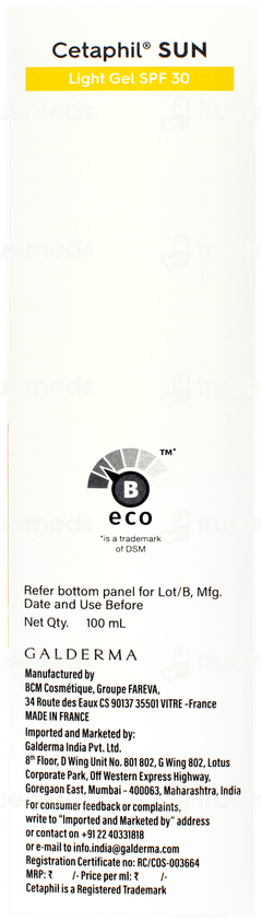 Cetaphil Sun Spf 30 Light Gel 100ml