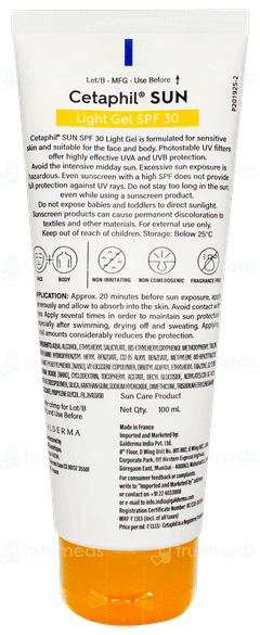 Cetaphil Sun Spf 30 Light Gel 100ml
