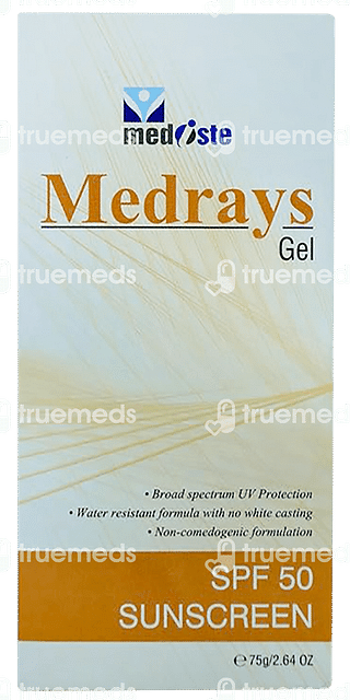 Medrays Sunscreen Spf 50 Gel 75 GM