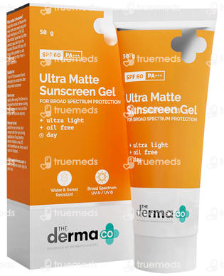 The Derma Co Ultra Matte Sunscreen Gel 50 GM