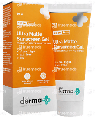 The Derma Co Ultra Matte Sunscreen Gel 50 GM