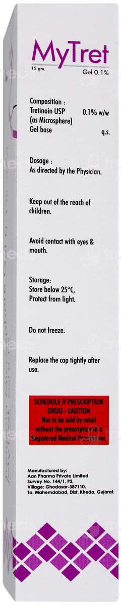 Mytret 0.1% Gel 15gm Mytret 0.1% Gel 15gm