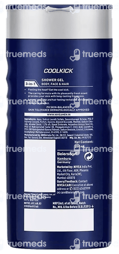 Nivea Men Coolkick Shower Gel 250ml