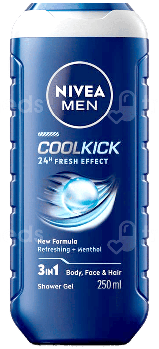 Nivea Men Coolkick Shower Gel 250Ml