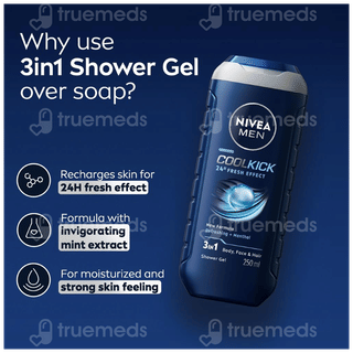 Nivea Men Coolkick Shower Gel 250Ml