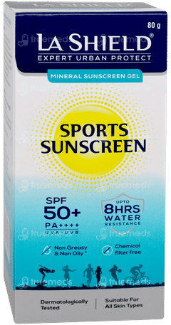 La Shield Expert Urban Protect Spf 50 Pa+++ Mineral Sunscreen Gel 80gm