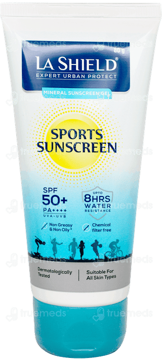 La Shield Expert Urban Protect Spf 50 Pa+++ Mineral Sunscreen Gel 80gm