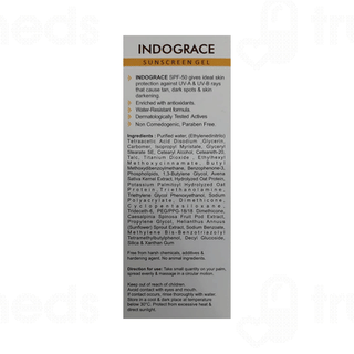 Indograce Spf 50 Sunscreen Gel 60 ML