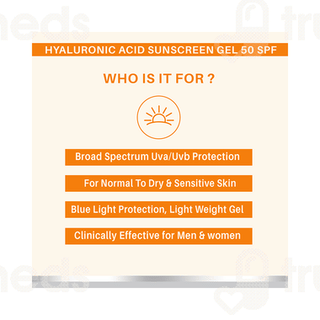Dermora Hyaluronic Acid Sunscreen Spf 50 Pa++++ Gel 50 Ml
