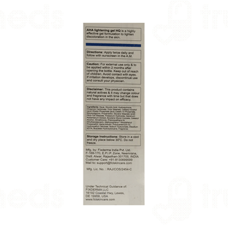 Fixderma Aha Lightening Hq Gel 30 ML