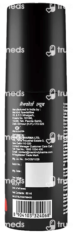 Manforce Strawberry Lube Gel 60 ML