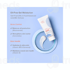 Nua Acne Control Oil Free Moisturizer Gel 50gm
