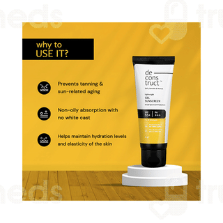 Deconstruct Lightweight Sunscreen Spf 55+ Pa+++ Gel 50 GM
