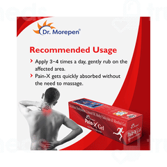 Dr Morepen Pain X Gel 30gm Dr Morepen Pain X Gel 30gm