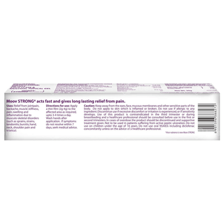 Moov Strong Diclofenac Gel 30Gm With Dettol Antiseptic Liquid 60Ml Free