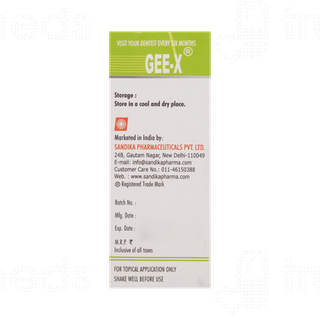 Gee X Pain Relieving Gel 10ml