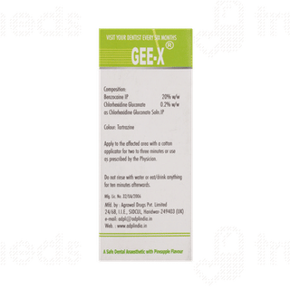 Gee X Pain Relieving Gel 10ml