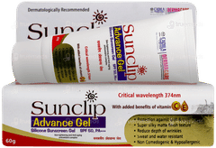 Sunclip Advance Spf 50 Pa+++ Silicone Sunscreen Gel 60gm
