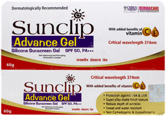 Sunclip Advance Spf 50 Pa+++ Silicone Sunscreen Gel 60gm