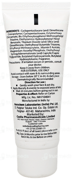 Sunclip Advance Spf 50 Pa+++ Silicone Sunscreen Gel 60gm
