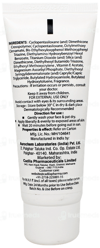 Sunclip Advance Spf 50 Pa+++ Silicone Sunscreen Gel 60gm