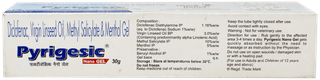 Pyrigesic Nano Gel 30Gm