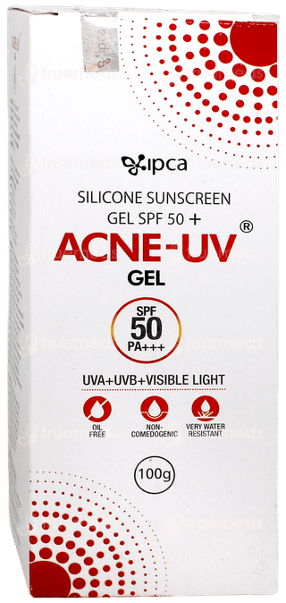 Acne Uv Spf 50 + Pa+++ Silicone Sunscreen Gel 100gm