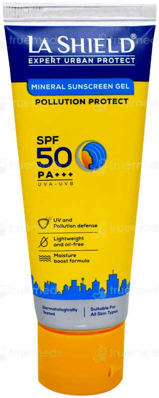 La Shield Expert Urban Protect Spf 50 Pa+++ Mineral Sunscreen Gel 50Gm