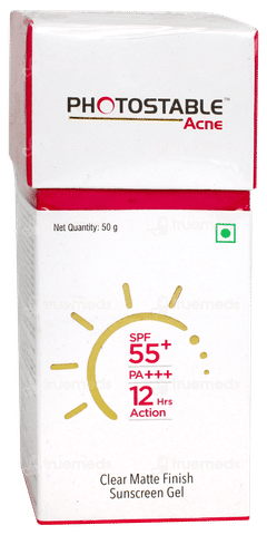 Photostable Acne Spf 55+ Pa+++ Matte Finish Sunscreen Gel 50gm Photostable Acne Spf 55+ Pa+++ Matte Finish Sunscreen Gel 50gm
