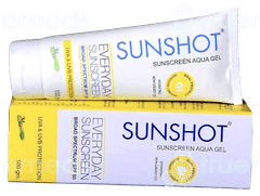 Sunshot Spf 50 Sunscreen Aqua Gel 100Gm Sunshot Spf 50 Sunscreen Aqua Gel 100Gm