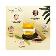 Meglow Aloe Vera With Kesar And Chandan Gel 100gm